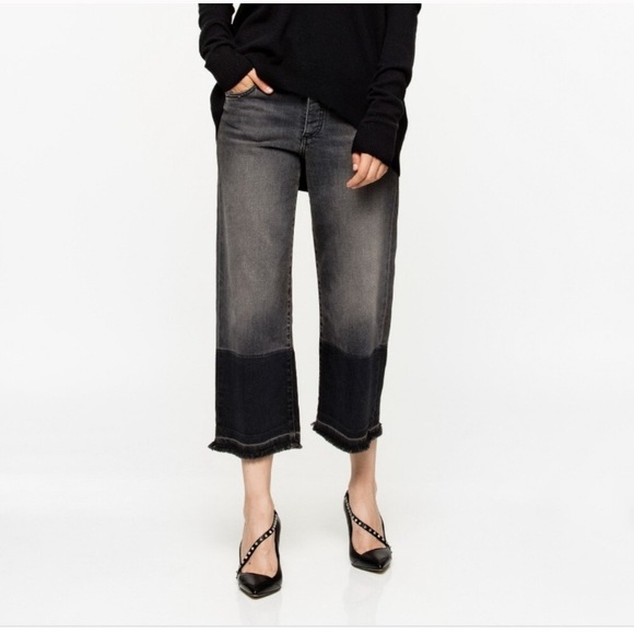 Zadig & Voltaire Denim - Zadig & Voltaire Bay Gris Grey Raw Hem Jeans